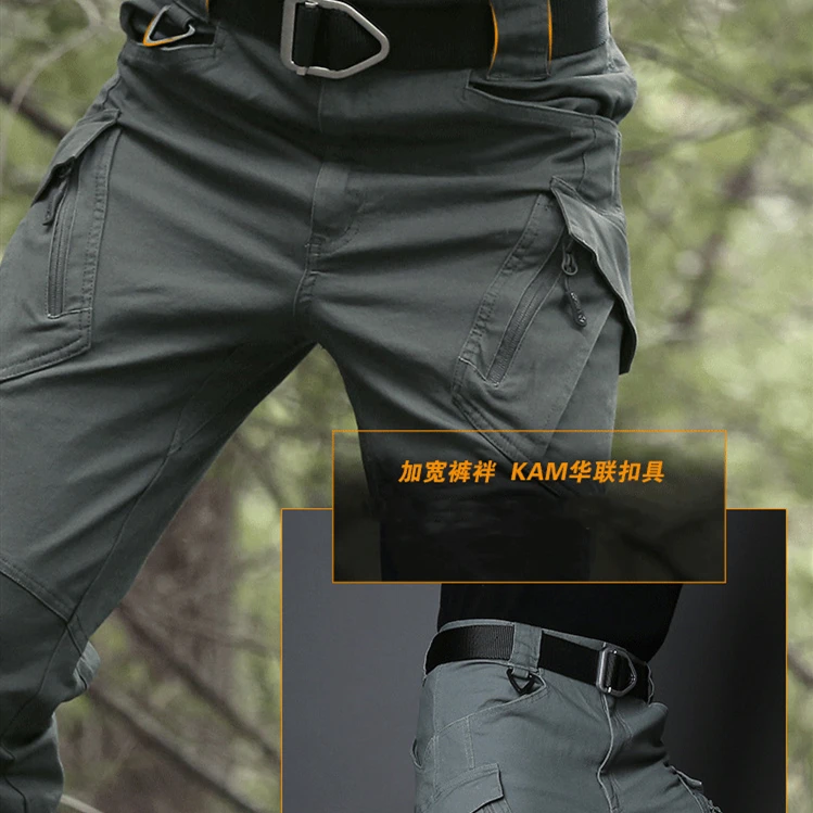 2019 эластичная хлопковая ткань IX9 городские военные тактические брюки-карго