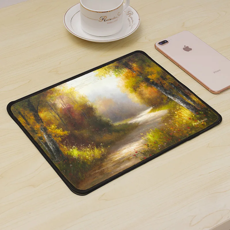 

MRGLZY Landscape Map Smallrgb mousepad Size Mouse Pad Computer Gaming Game Accessories Notebook Table Mat Table Mat Carpet Pl