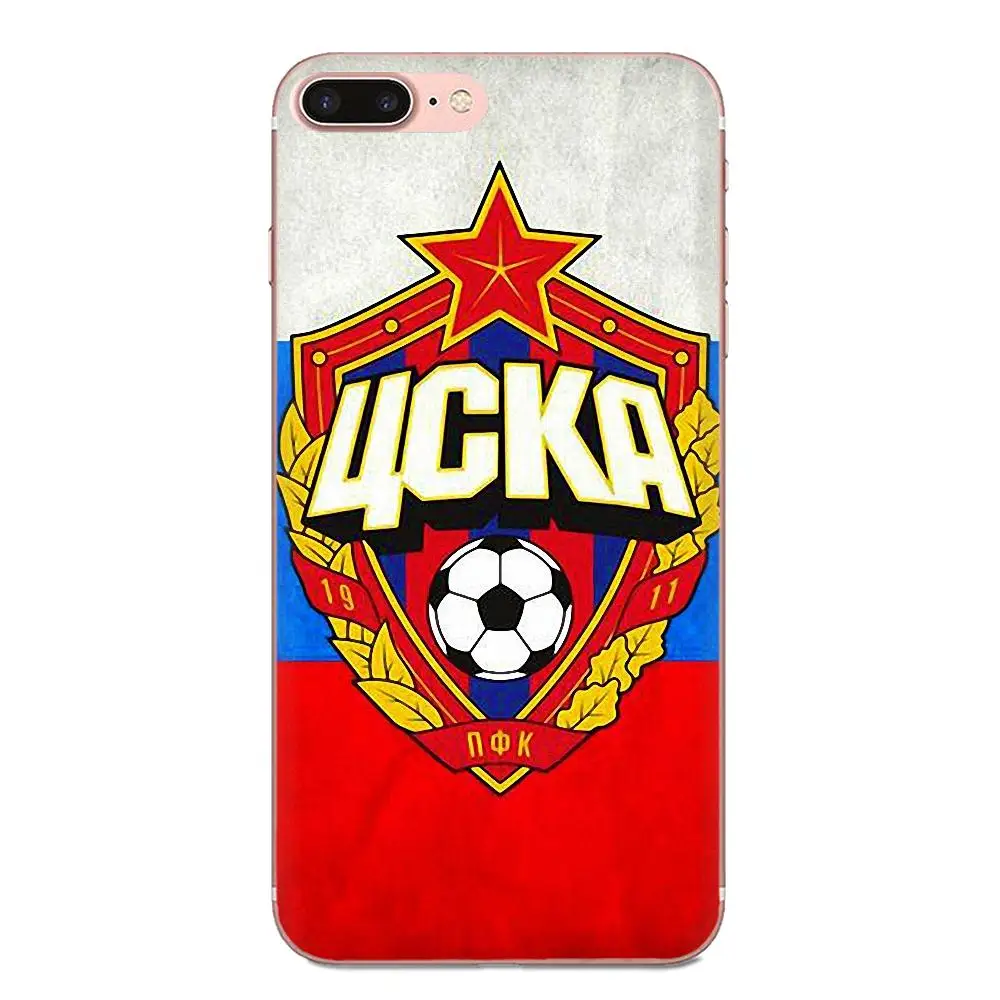 ЦСКА клуб корпус мобильного телефона из ТПУ прозрачный чехол для Galaxy Note J1 J2 J3 J330 J4