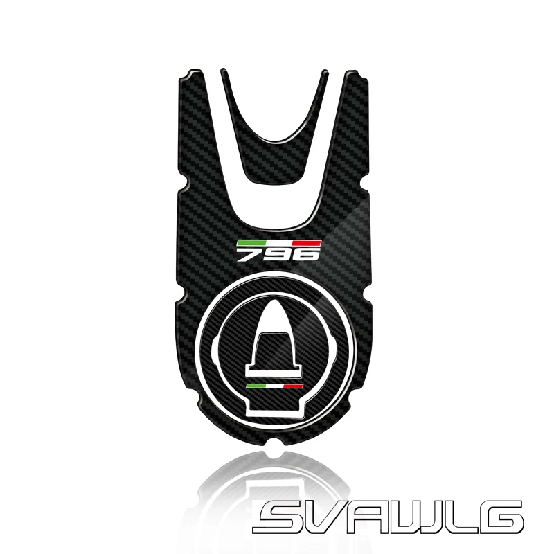 Защитная накладка на бак для мотоцикла Ducati Monster 696 796 821 1100 1200 420el 3D Carbon-look |