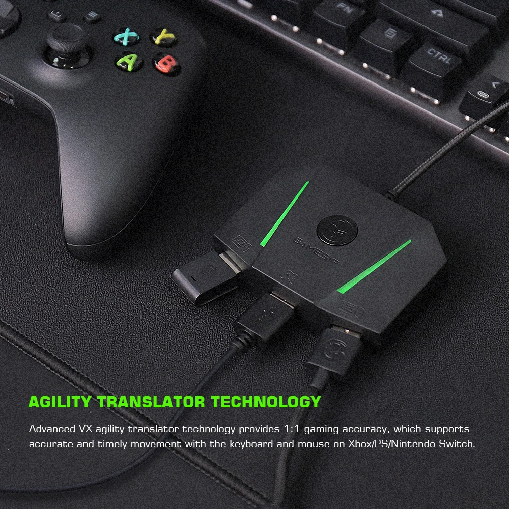 Конвертер контроллера клавиатуры мыши GameSir VX AimBox для Xbox серии X/S One/ PlayStation 4/ PS4/