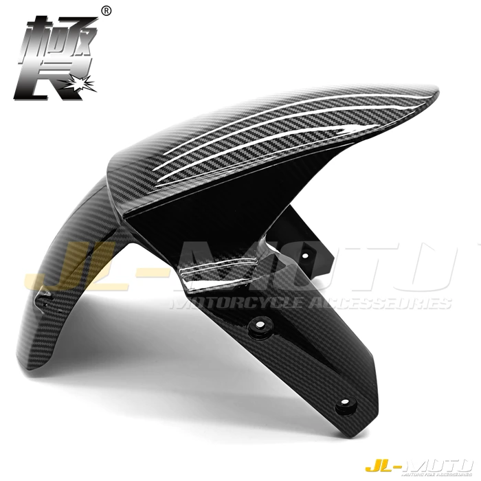 Углеродного волокна окрашенные обтекатель переднее крыло Панель подходит для