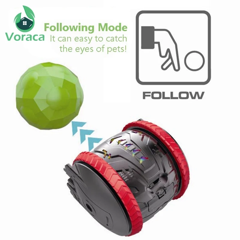 Умный робот игрушка для домашних животных собака играющий мяч кошка прыгающая