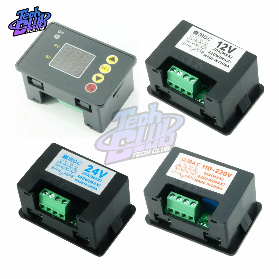 Программируемое Цифровое реле времени T2310 12 В 24 переменного тока 110 220 постоянного