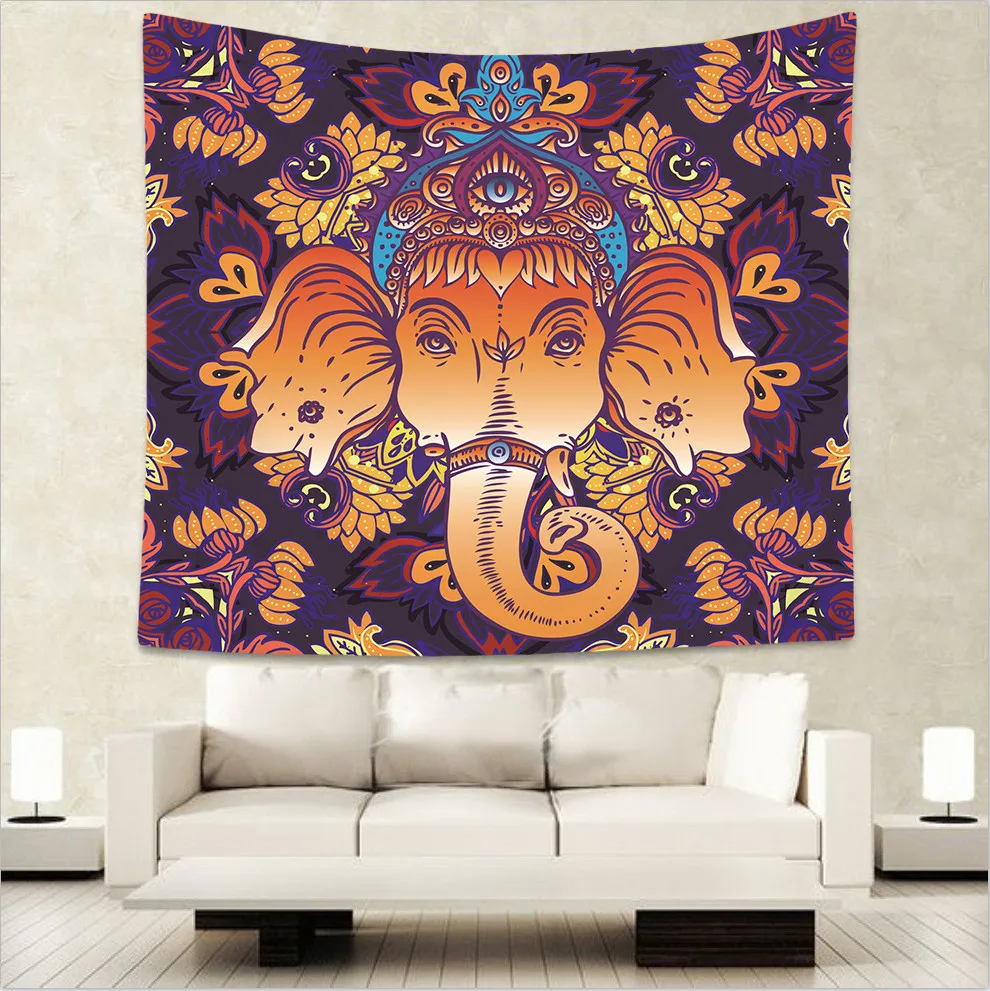 Коврик для йоги в стиле Будды индийский гобелен хиппи мандала подвесное богемное