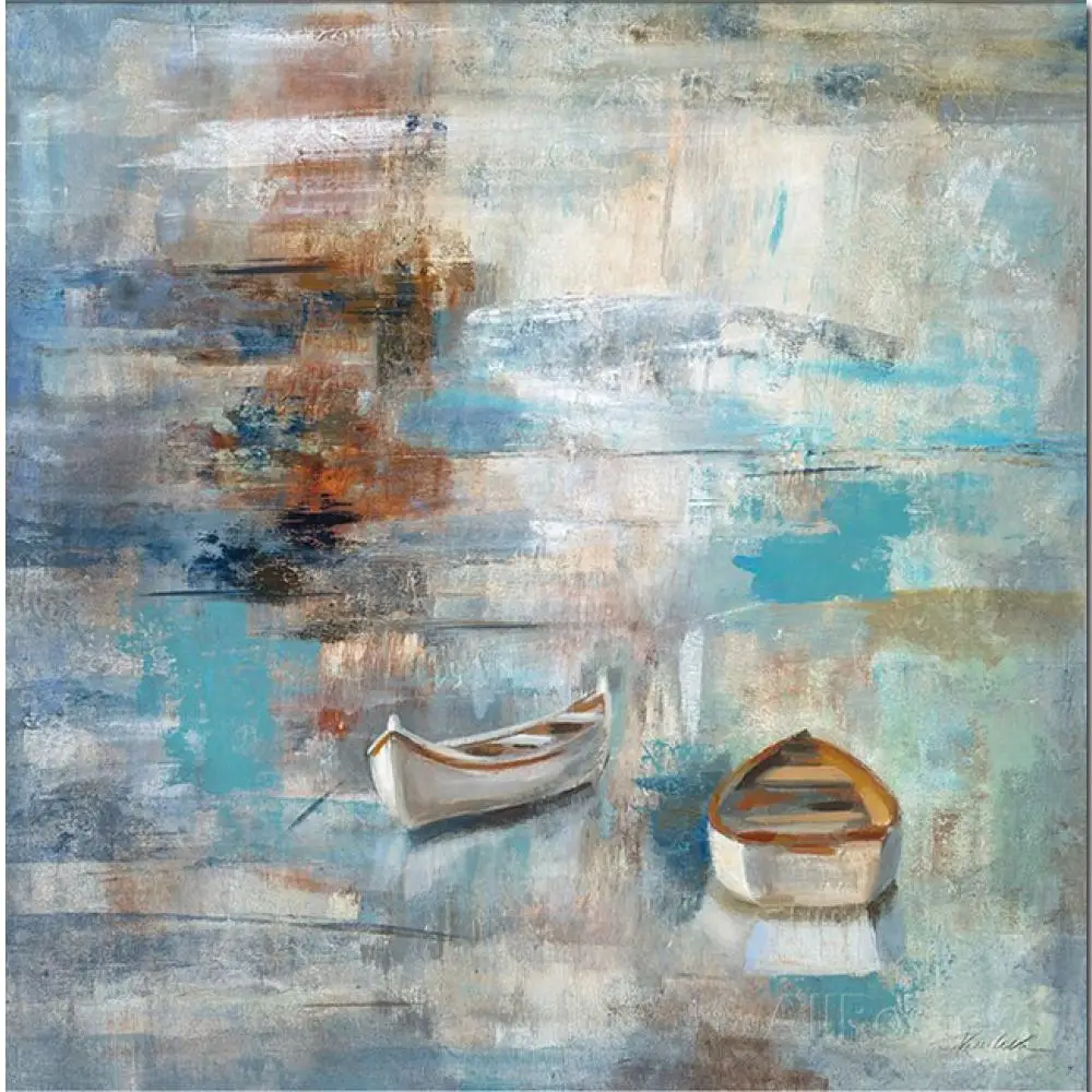 Картина маслом для пейзажа онлайн тихая морская Сильвия Василева картина