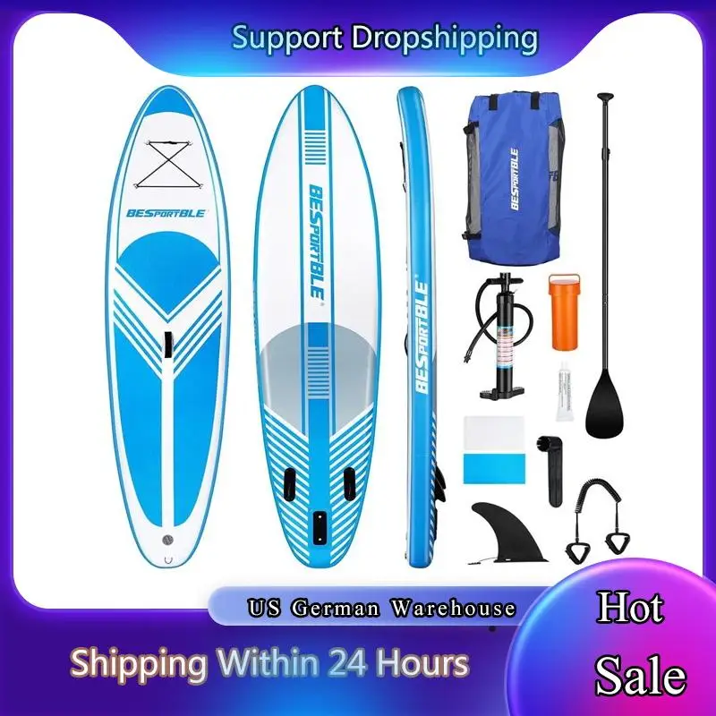 

2021 BESPORTBLE Inflatable Stand Up Paddle Board With Accessories Non-Slip Paddle Boards For Adults Stand Up Paddle Board