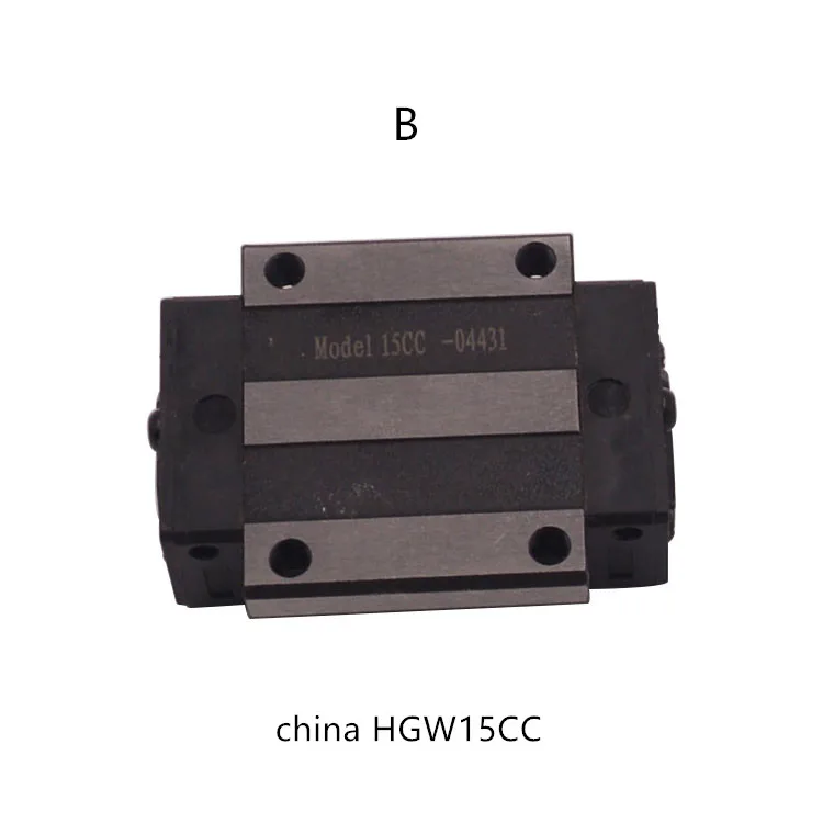 Фрезерный блок HGH15CA HGW15CC подходит для использования HGR15 линейная направляющая