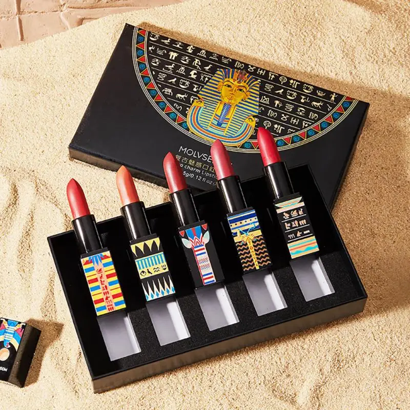 

Women Lipstick Set Velvet Matte Moisturizing Waterproof Lipstick Set Non-fading Non-stick Cup Lip Makeup Cosmetics