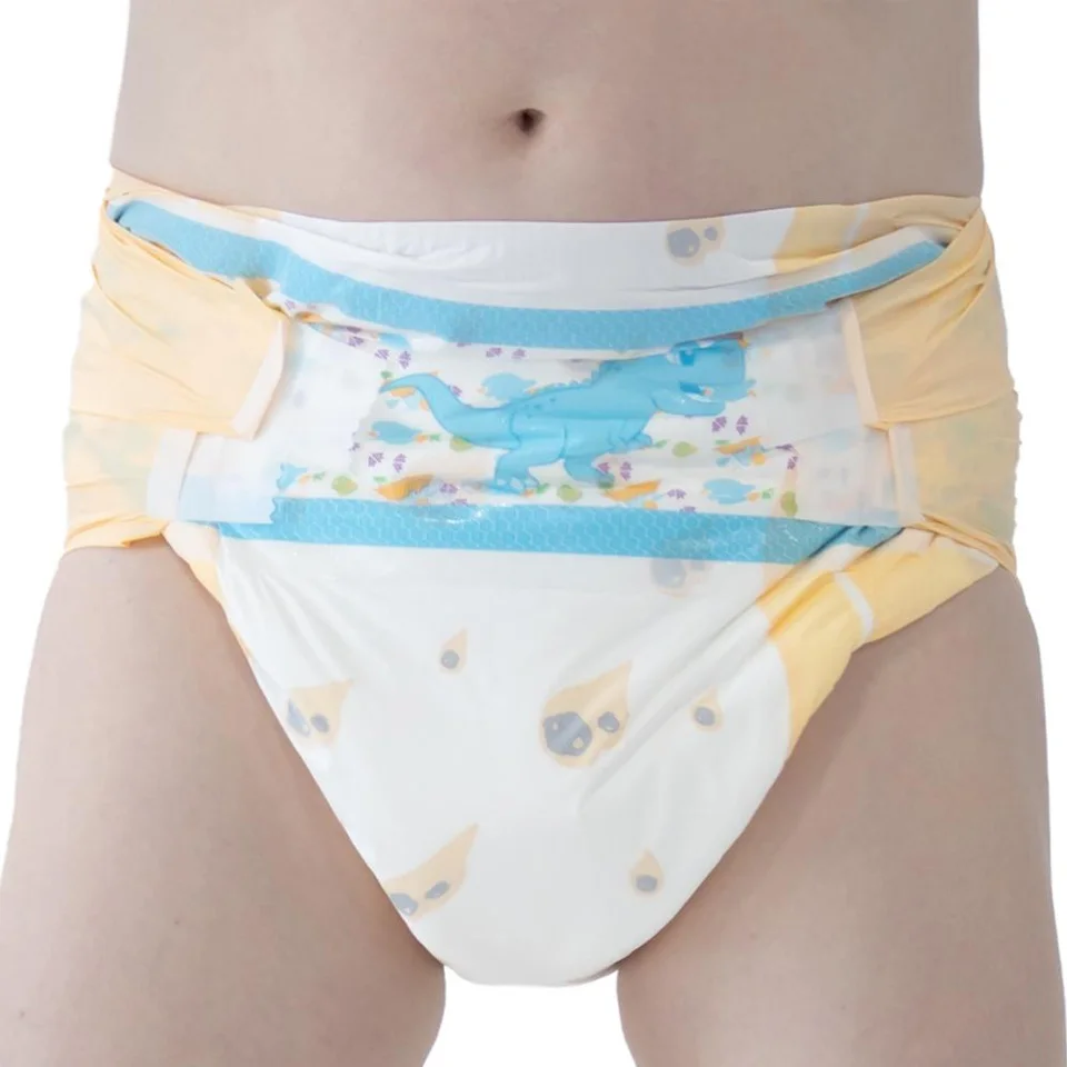 12 шт., 6000 мл, подгузники ABDL для взрослых, печатные бумажные подгузники, подгузники большого размера, мягкие милые печатные бумаги
