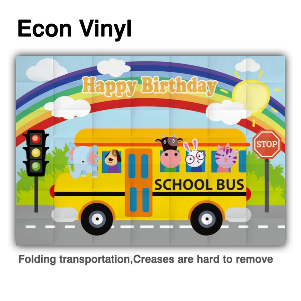 Allenjoy животные колеса в автобусе фото фон Дети День Рождения Вечеринка школы