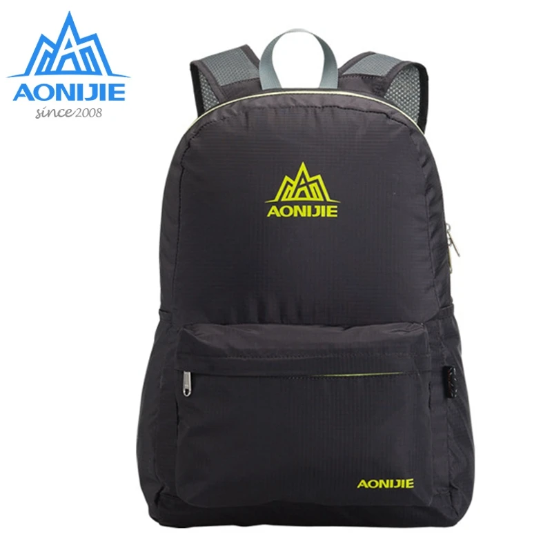 Aonijie складной рюкзак легкий прочный кожаный мешок портативный дорожные сумки для