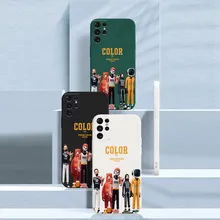NOHON Liquid Silicone Casing For SAMSUNG S7 S8 PLUS S9 S10E LITE S20 FE ULTRA S21 PLUS Phone Case Straight Edge Silicone Cover