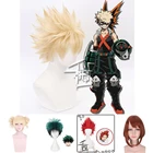 Парик для косплея из аниме Моя геройская Академия, для косплея Izuku Midoriya Bakugou Katsuki Todoroki Shoto Ochaco Urarala Asui Tsuyu