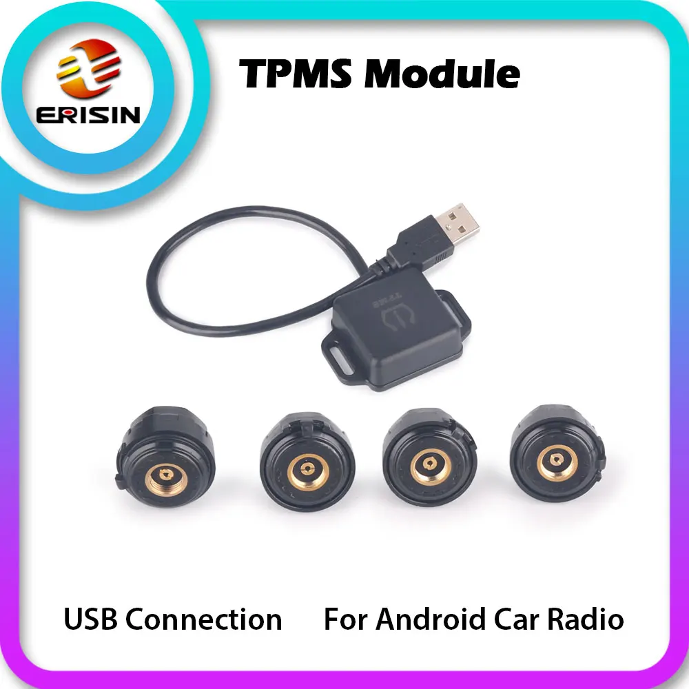 Система контроля давления в шинах с 4 датчиками инструмент TPMS для Android 341/8 0/9 1