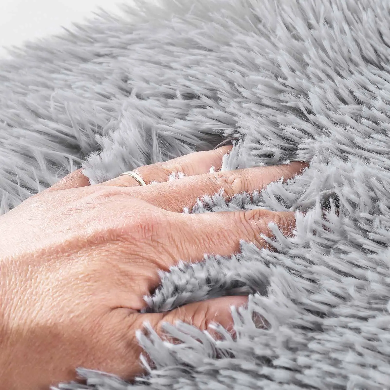 3pcsset solid color bathroom mat anti slip fluffy hairs shower carpets toliet side rug toilets seat cushion home decoration free global shipping