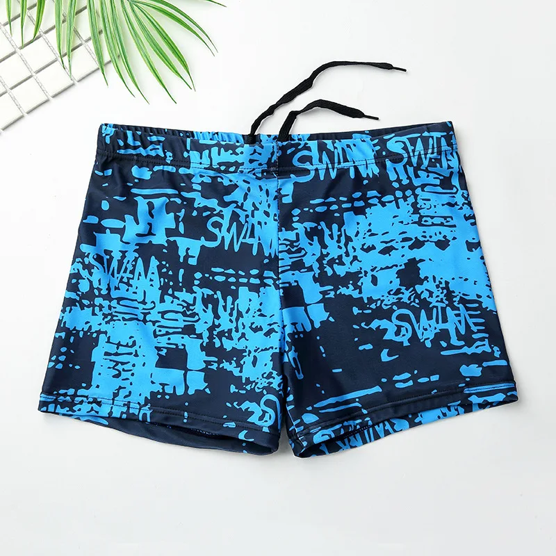 Новый Мужской купальный костюм водонепроницаемый эластичный купальник с