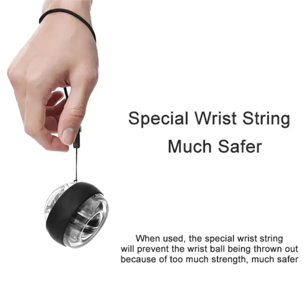 

Wrist Ball Super Gyro Powerball Finger Grip Self-Starting Arm Force Trainer Relieve Pressure Wrist Ball Strengthen Power