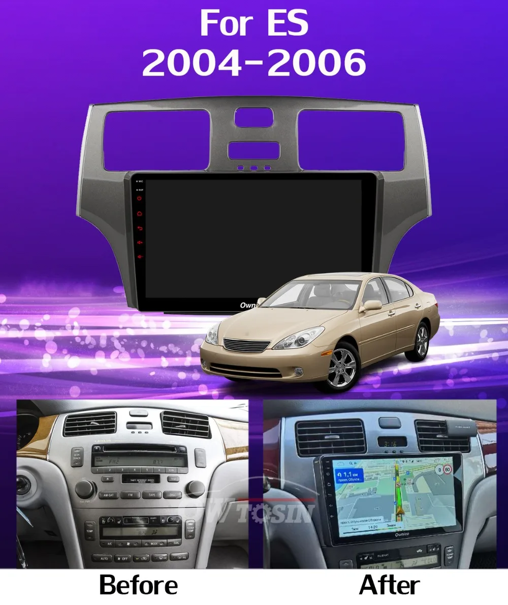 Ownice K1 K3 K5 K6 автомобильный dvd-плеер на основе Android для Lexus ES ES250 ES300 ES330 2004 2005 2006 автомобиль радио gps DSP Carplay 360 ° панорамный