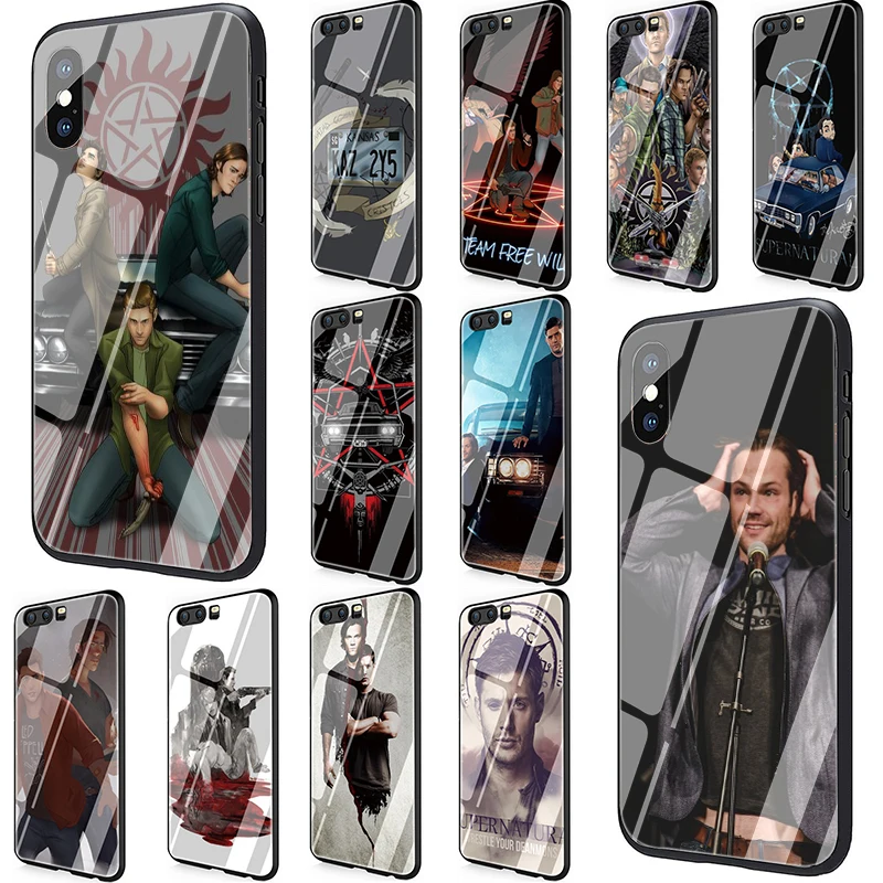 Сверхнатуральный Jared Padalecki KAZ 2Y5 чехол для телефона из закаленного стекла Huawei 8X 9 10