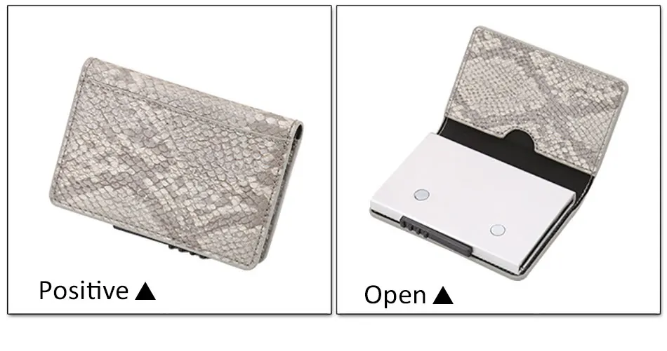DIENQI карбоновый кожаный держатель для карт Aluminiuml RFID блокирующая Кредитная карта сумка кошелек для денег автоматический винтажный магический магнитный держатель для карт