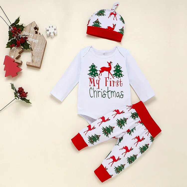 

Autumn and Winter Creative Baby Suit Modern Design Cute Kawaii Baby Suits Neonato Abbigliamento Clothes Baby Set BD50YE