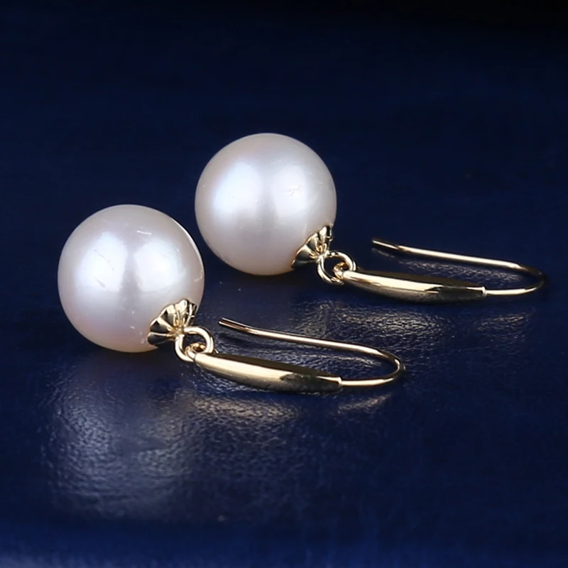 Ювелирные изделия NYMPH серьги из натурального жемчуга 18k золотые подвески