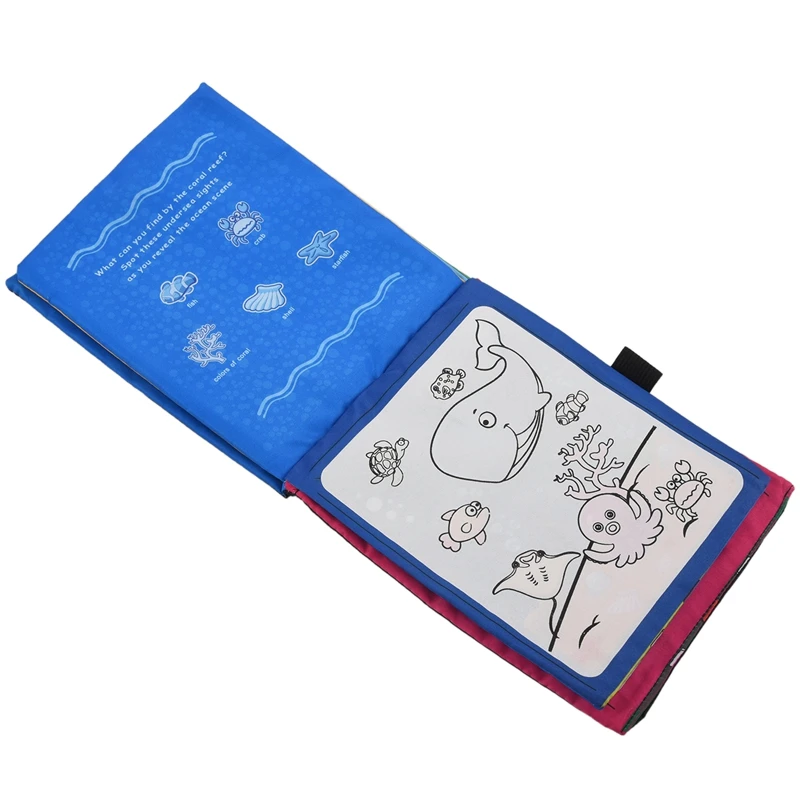 

Magic Water Drawing Book, Coloring Book, Doodle Magic Pen Animals Painting