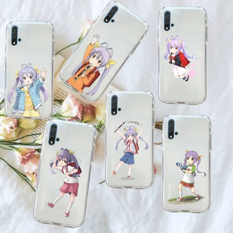 

Non Non Biyori Japan anime Phone Case Transparent for Huawei honor P mate 40 20 30 10 50 i 9 x mate pro lite 8a