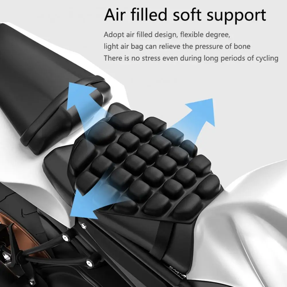 

Подушки для мотоциклов и велосипедов, Воздухопроницаемый коврик для снятия давления, толщина 4 см, сетчатый удобный коврик для сиденья мото...