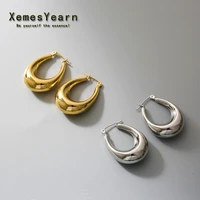 stainless steel water drop earrings for round face simple accessories for korean fashion jewelry party girls earrings for woman