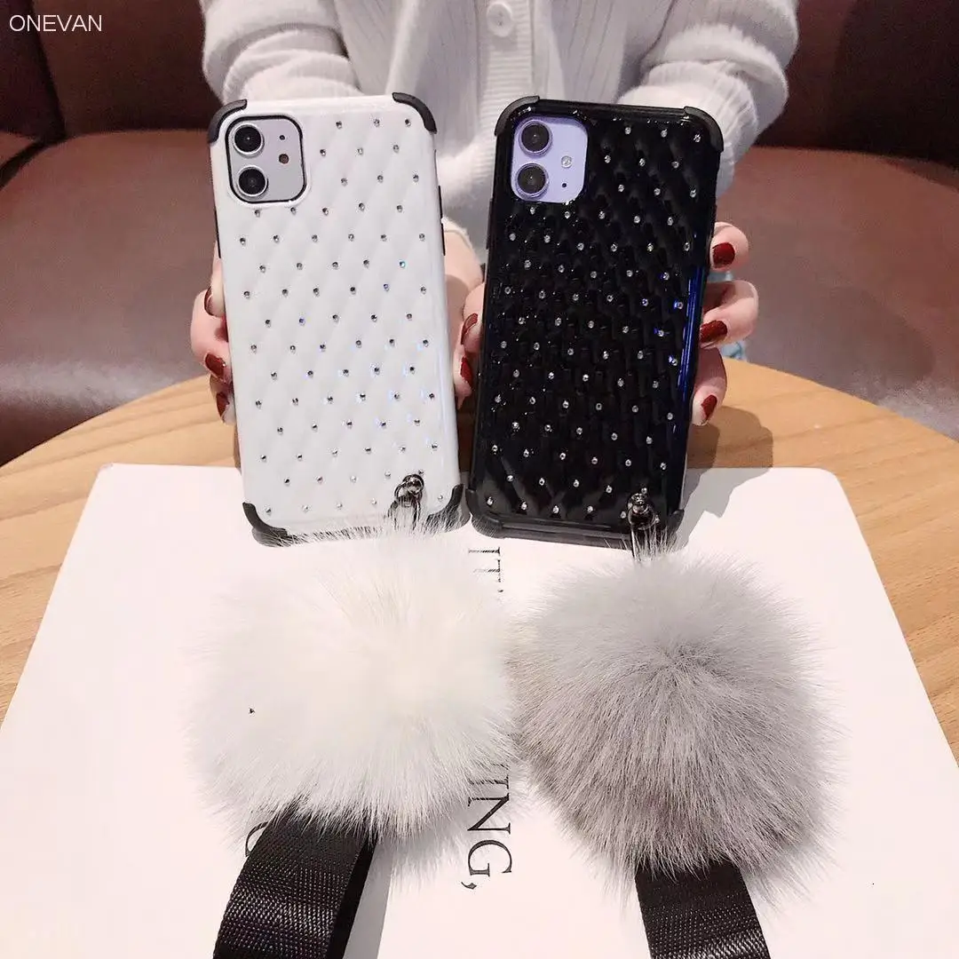 Роскошный чехол для IPhone XS x XR 11 Pro Max byhone 7 8 plus 6 s Correa de doll drill cloth cover |