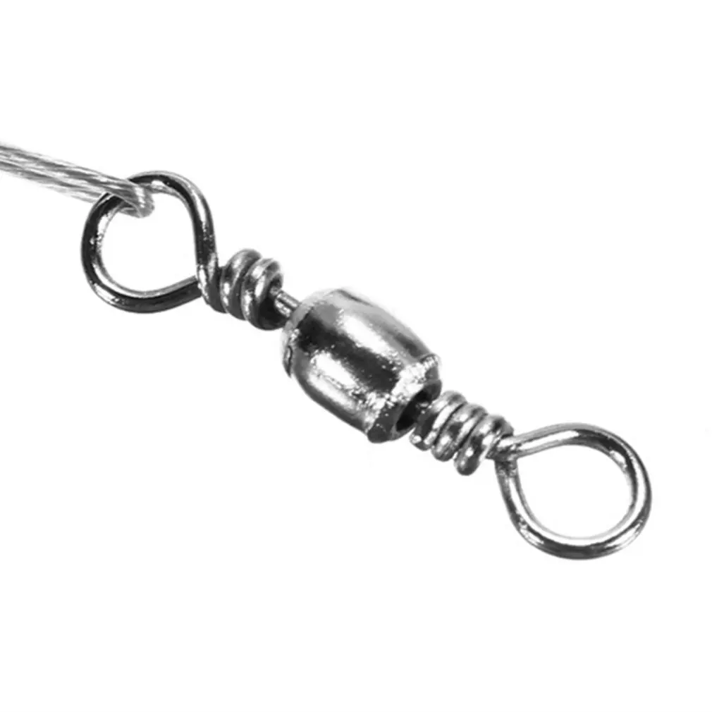 

5pcs Fishing Tackle Lure Trace Wire 15cm 23cm 30cm Length Anti-bite Fishing Wire with Stainless Steel Leader