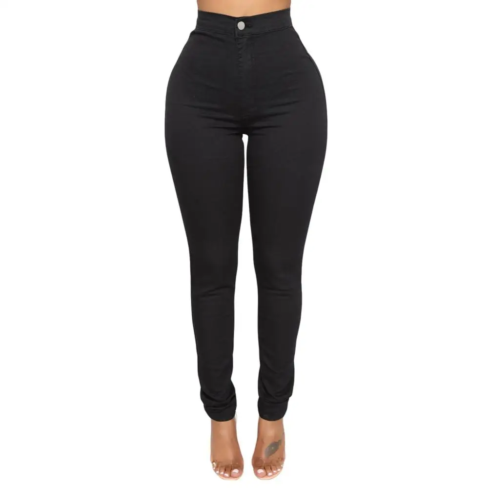 Женские джинсы LovelyFox с завышенной талией узкие круглыми карманами модные лучшие