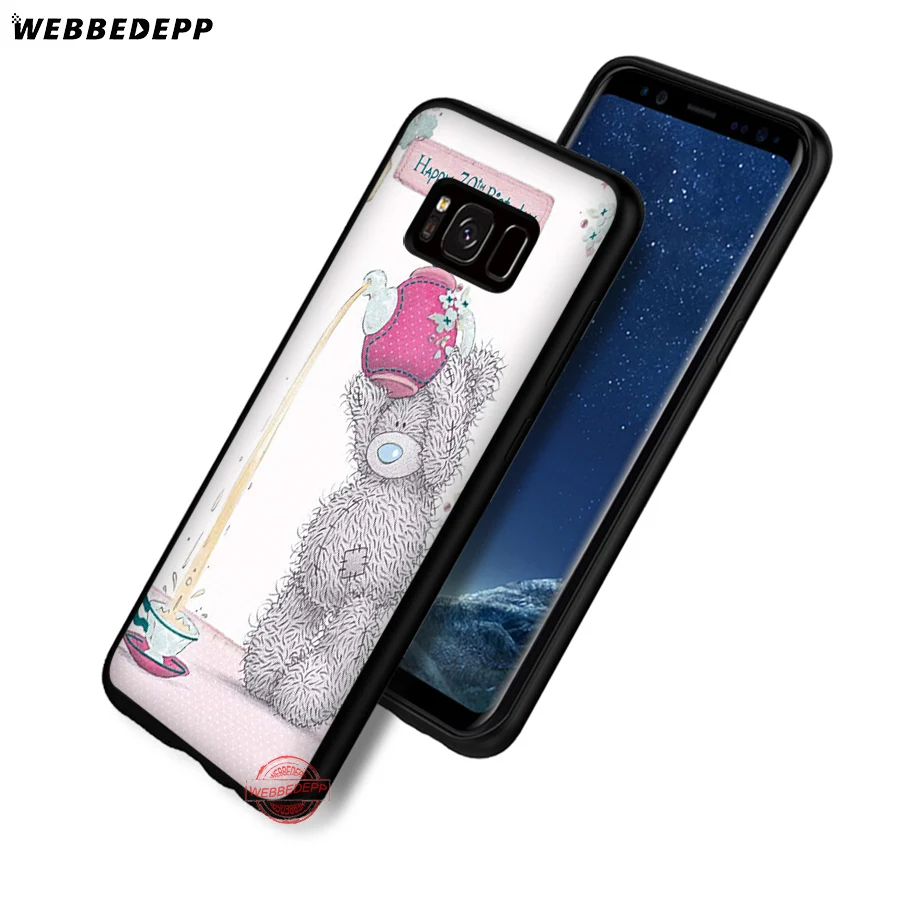 WEBBEDEPP Tatty Teddy Me To You Bear Мягкий чехол для Samsung J4 J6 Prime Plus J8 2018 J7 Dou A20E A70S A51 A71 A81 A91 |