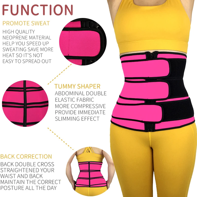 Колумбийский пояса талии тренер живота оболочка неопреновый корсет сауна пот