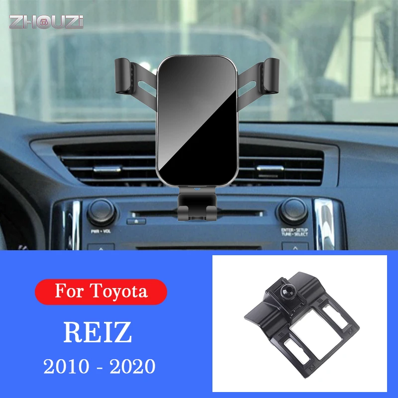 

Car Mobile Phone Holder For Toyota Reiz 2010-2020 Air Vent Mounts Stand GPS Gravity Navigation Bracket Car Accessories
