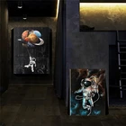 Домашний декор холст астронавт Космос картина маслом Детская комната Декор мечта звездное небо плакаты и печатные стены P