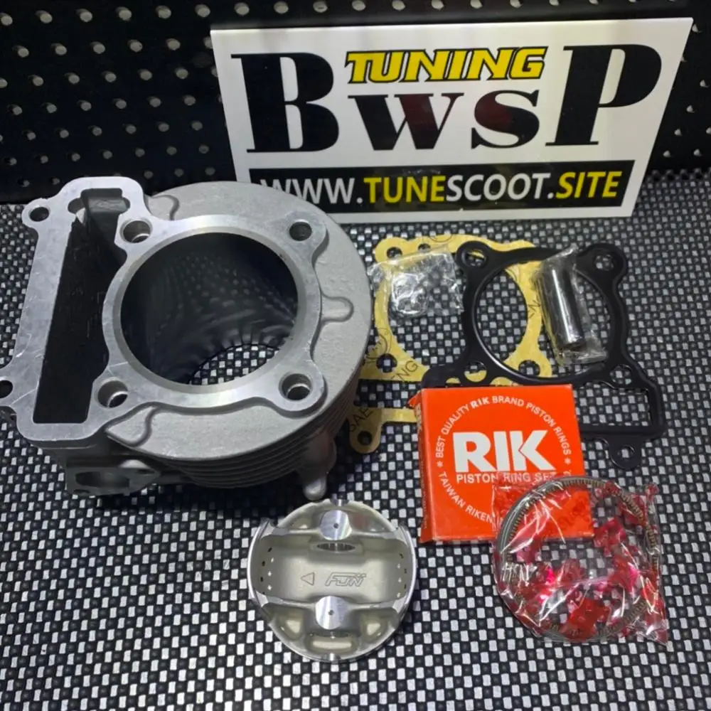 ЦПГ комплект тюнинговый 4х клапанный 59mm15P/65mm15P для Yamaha RS100 BWS125 CYGNUS125 YW125 MIO тюнинг
