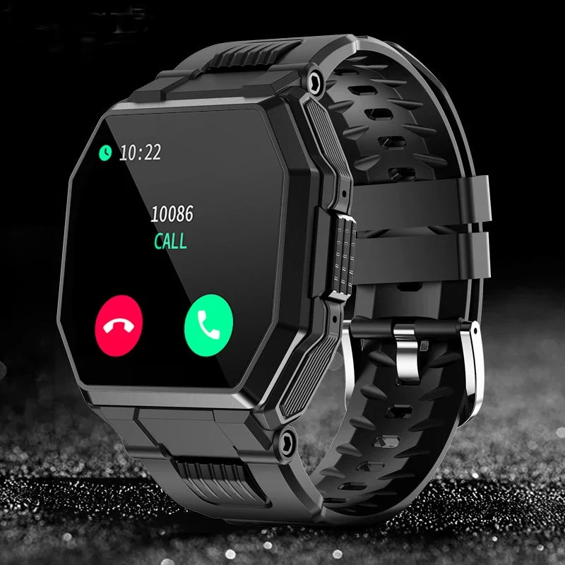 

Смарт-часы GEJIAN мужские с поддержкой Bluetooth, пульсометром и тонометром