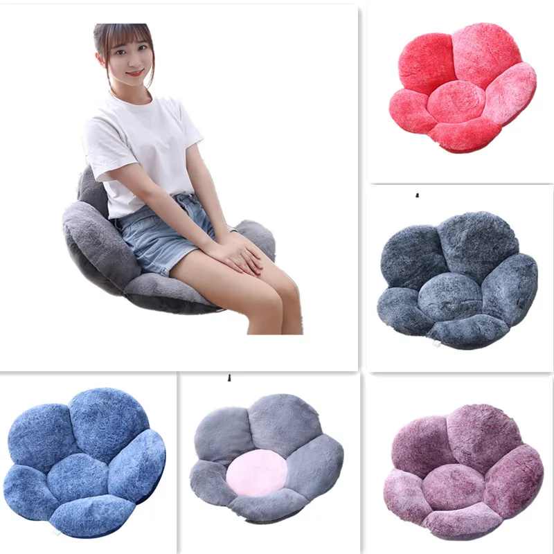 

55/70cm full color flower cushion Cervical Noon Nap cushion Office school chair Cushion luxury home decor Slow gift for friends