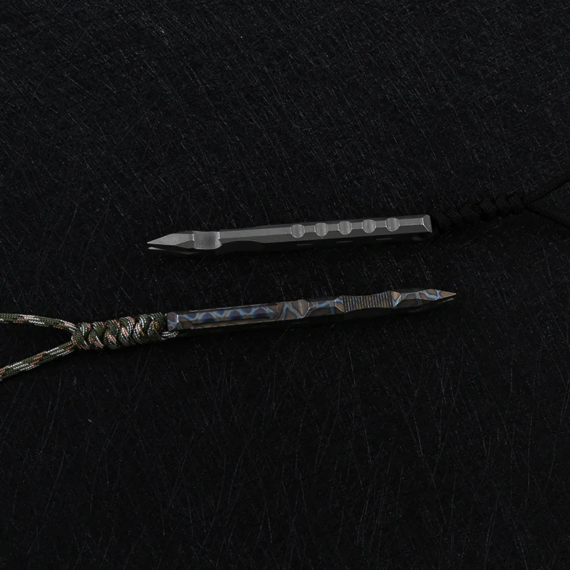 DICORIA TC4 коронка из титанового сплава для выживания на открытом воздухе EDC