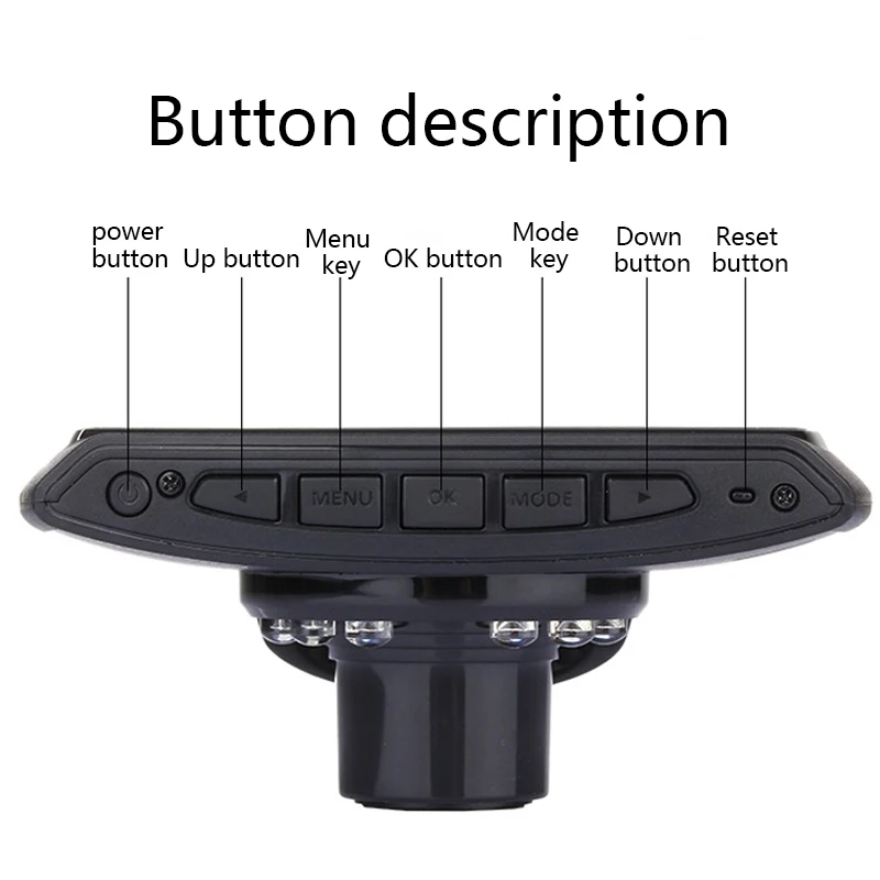 Car Recorder High Definition Night Vision Traffic Recorders Mini Rear View Mirror Camera Dashcam Full HD Video P0009 | Автомобили и