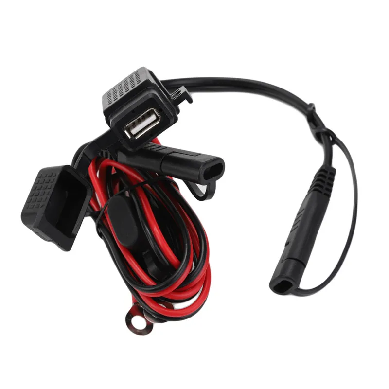 Переходник SAE на USB быстрый порт а с встроенным предохранителем