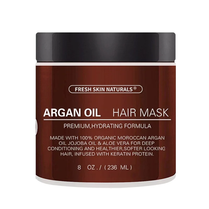 Маска для волос с аргановым маслом сделанная из 100% органического марокканского