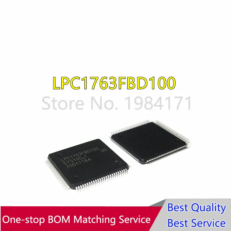 

10 шт. LPC1763FBD100 Новый