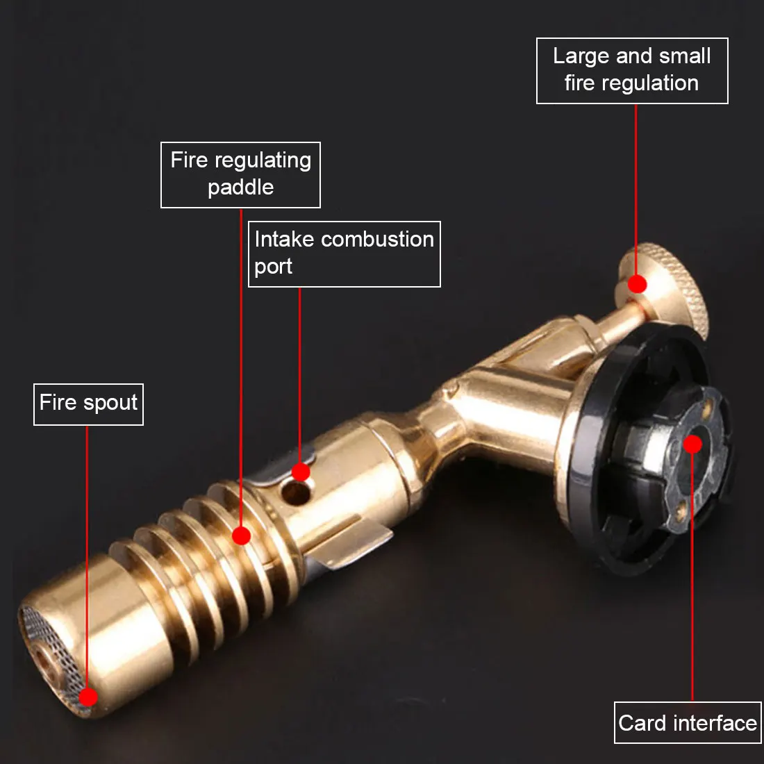 Газовая горелка с бутановым нагревом переносная газовая Сварочная медный