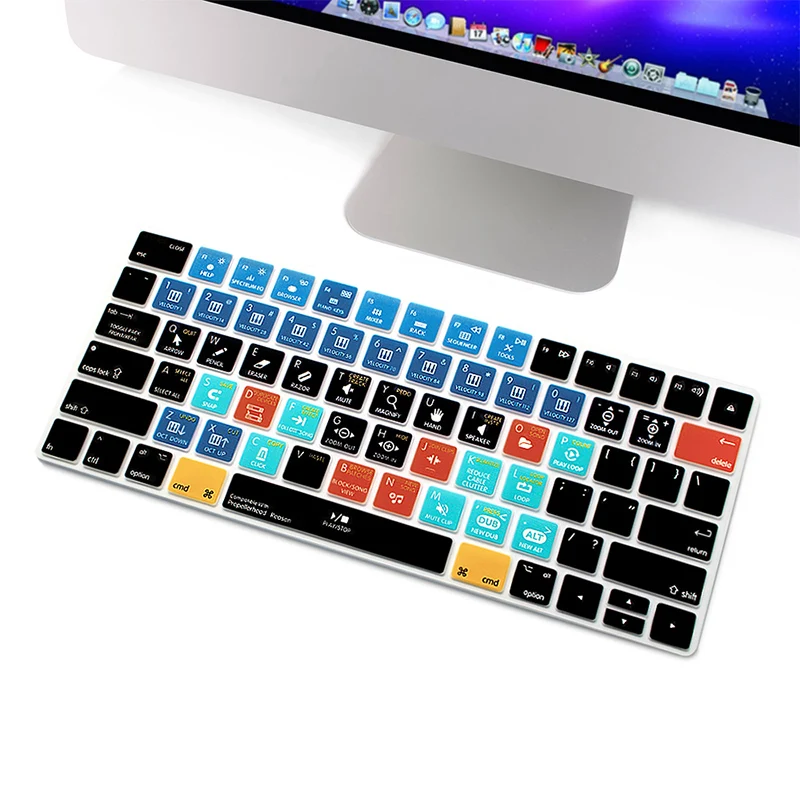 Чехол для клавиатуры с английской раскладкой силиконовая защитная пленка Apple Magic