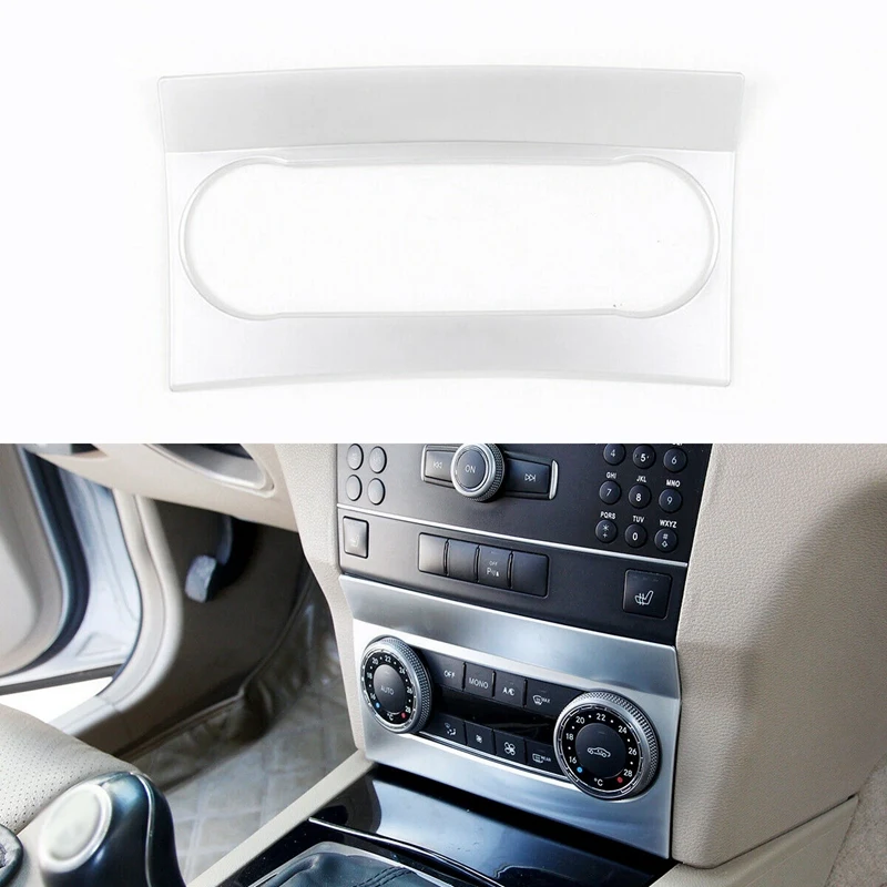 Автомобильная Серебряная Кнопка кондиционера панель накладка хромированная для
