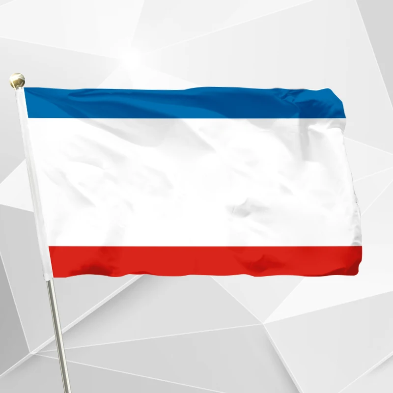 Украинский флаг Крыма 90x150 см 3x5 футов 115 г 100D полиэстер Бесплатная доставка